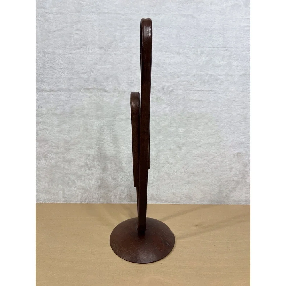 Memo Holder Rustic Metal Jumbo Paper Clip Desk Organizer Large Big